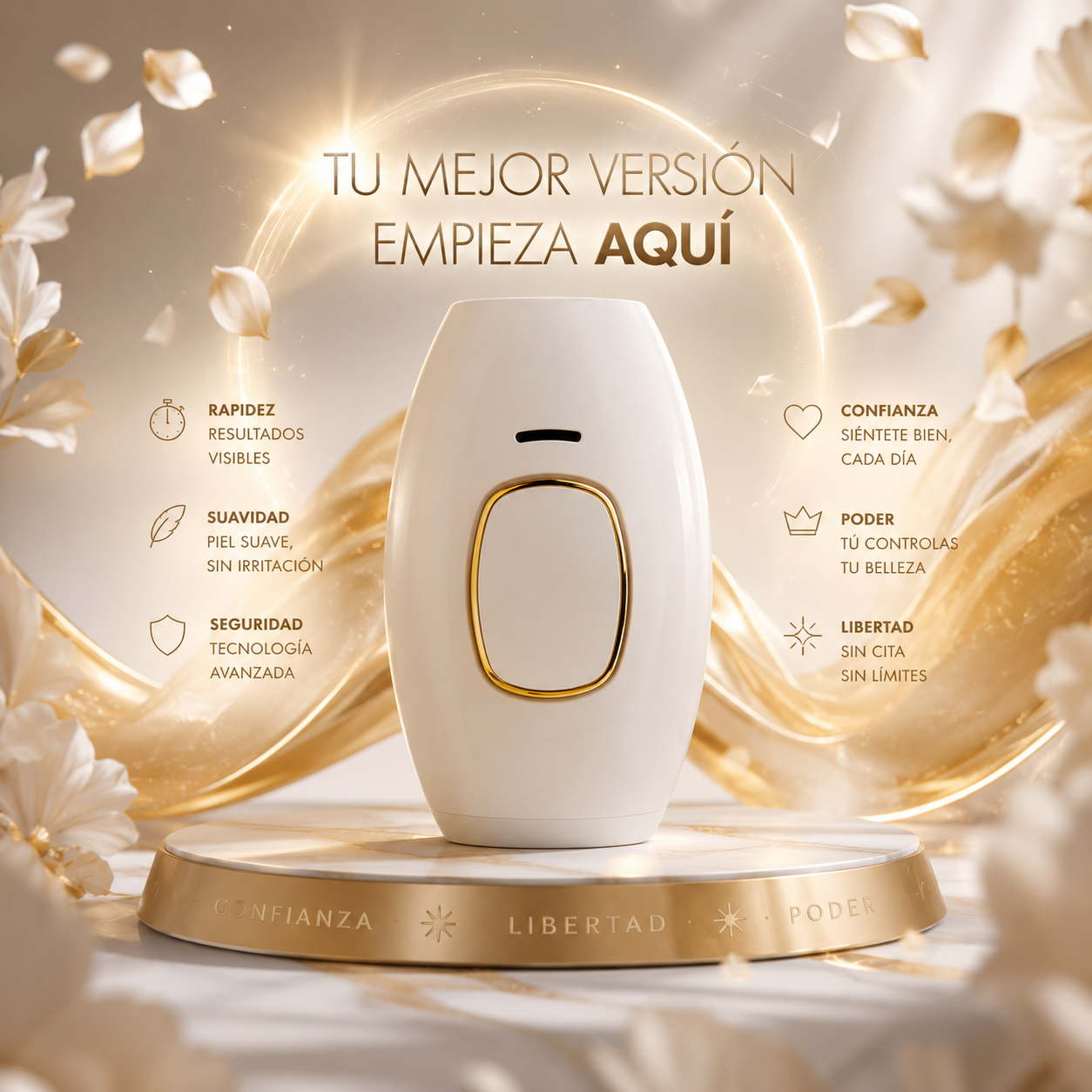DEPILADORA LASER IPL INDOLOR + Envio Gratis + Regalo