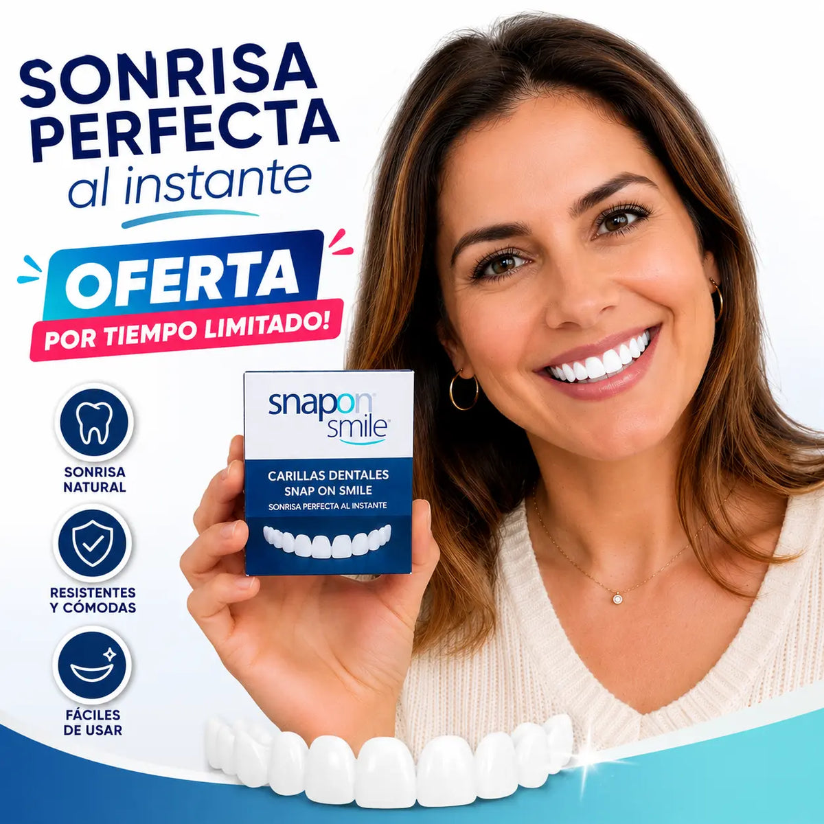 Carillas dentales SNAPON SMILE + ENVIO GRATIS + REGALO
