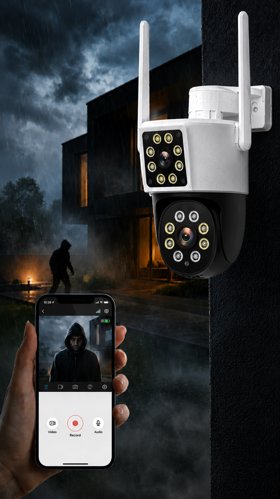 Cámara de Seguridad 360° + Regalo 🎁  + Envio Gratis — Protege tu Hogar Sin Gastar de Más
