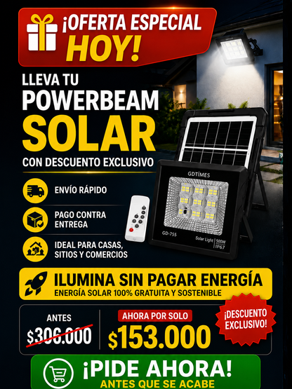 Reflector Power Beam +Envio Gratuito + Regalo