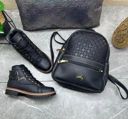 Botas + Bolso Combo estilo Vélez.