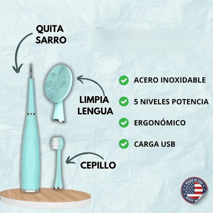 Removedor de sarro Eléctrico Dental Pro Max®  Sonrisa Radiante en Casa en Minutos + Envio Gratis + Regalo