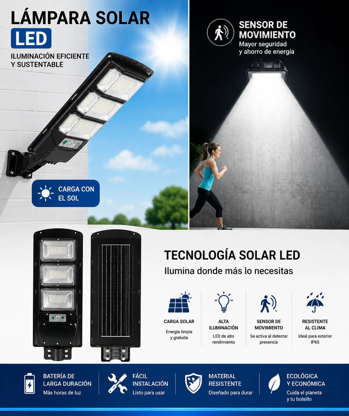 VOLTIX MAX — Potencia Industrial, Factura en Cero + Envio Gratis - Lámpara grande