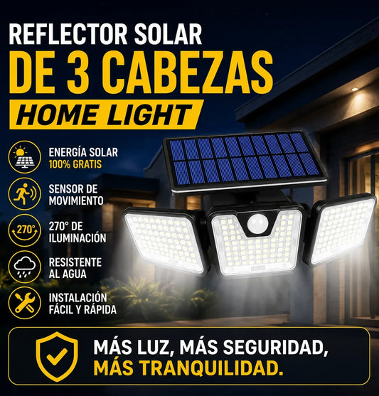 HomeLight - Reflector Solar de  3 Cabezas + Envio Gratis + Regalo