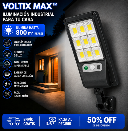 VOLTIX MAX — Convierte la Noche en Día, Factura en Cero + Envio Gratis