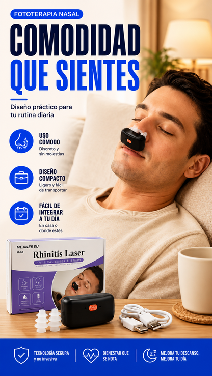LumiNasal M-06 | Dispositivo Nasal de Luz Roja Recargable