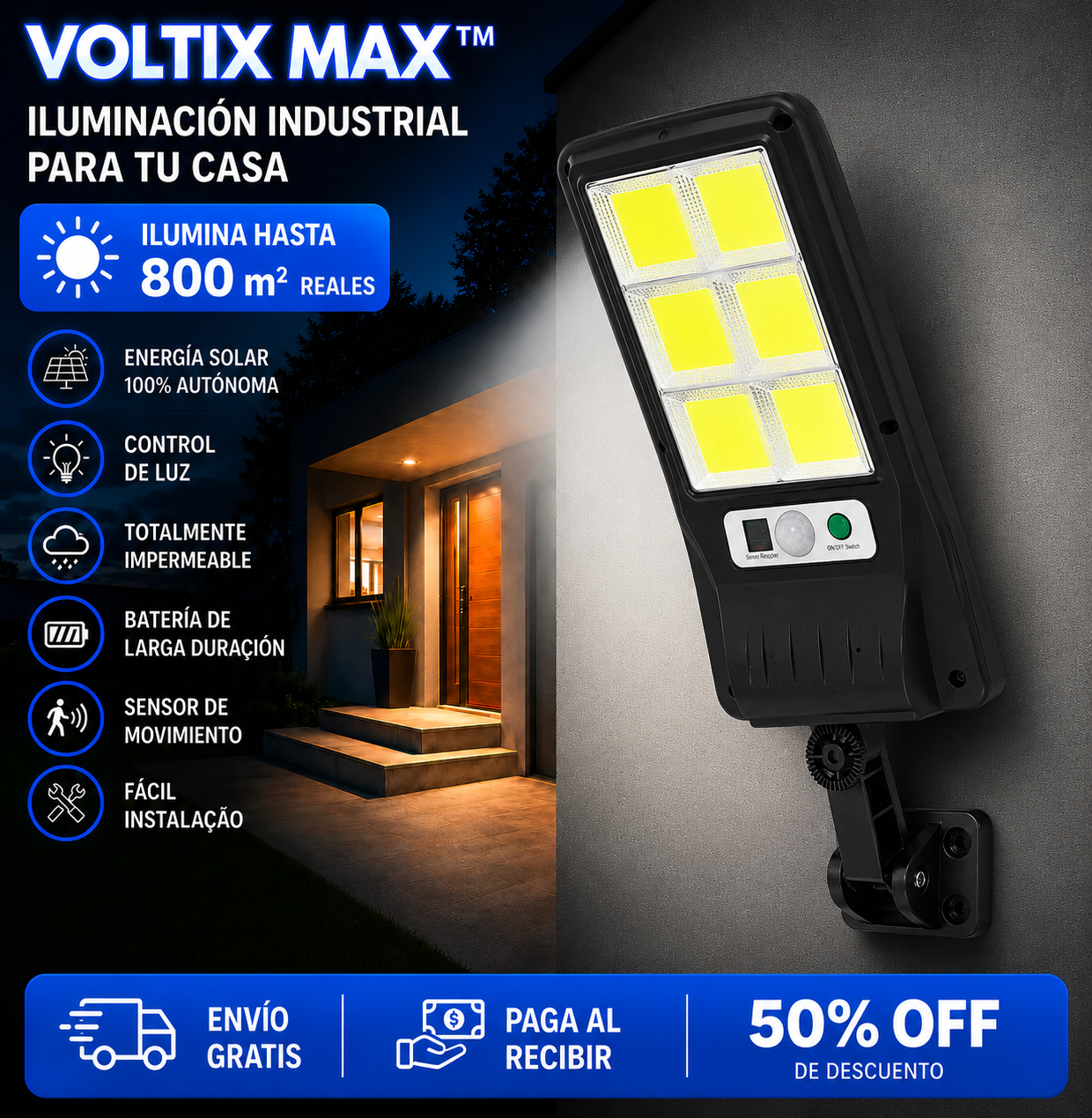 VOLTIX MAX — Potencia Industrial, Factura en Cero + Envio Gratis
