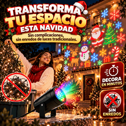 🎅🏽Proyector Navideño Mágico LED🎄