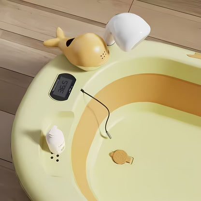 Set Bañera Plegable con Termómetro BabyWhale® + Envio Gratis + Regalo