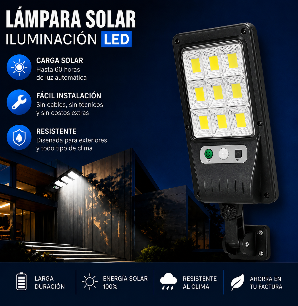 VOLTIX MAX — Convierte la Noche en Día, Factura en Cero + Envio Gratis