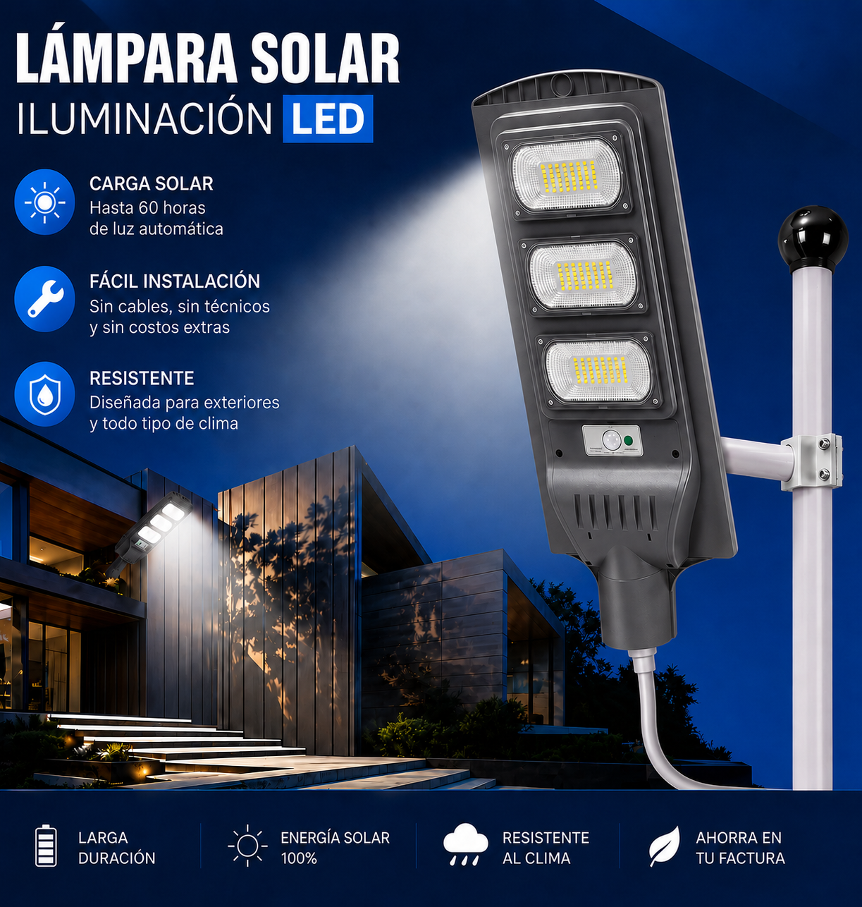 VOLTIX MAX — De la Oscuridad a la Luz del Día en Segundos | LED, Factura Cero | -50% + Envío Gratis