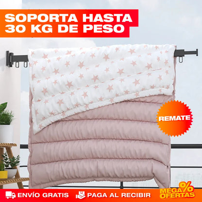GANCHO TENDEDERO RETRÁCTIL DE ALUMINIO + Envio Gratis + Regalo