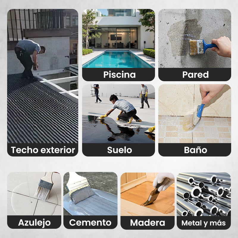 Revestimiento de poliuretano multiusos impermeable,¡Protección duradera, protege cada centímetro de tu espacio! 💧🏡