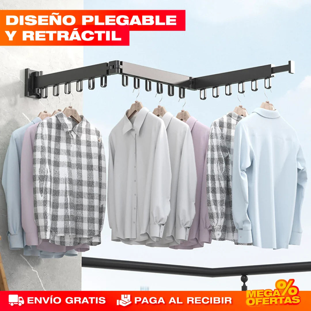 GANCHO TENDEDERO RETRÁCTIL DE ALUMINIO + Envio Gratis + Regalo