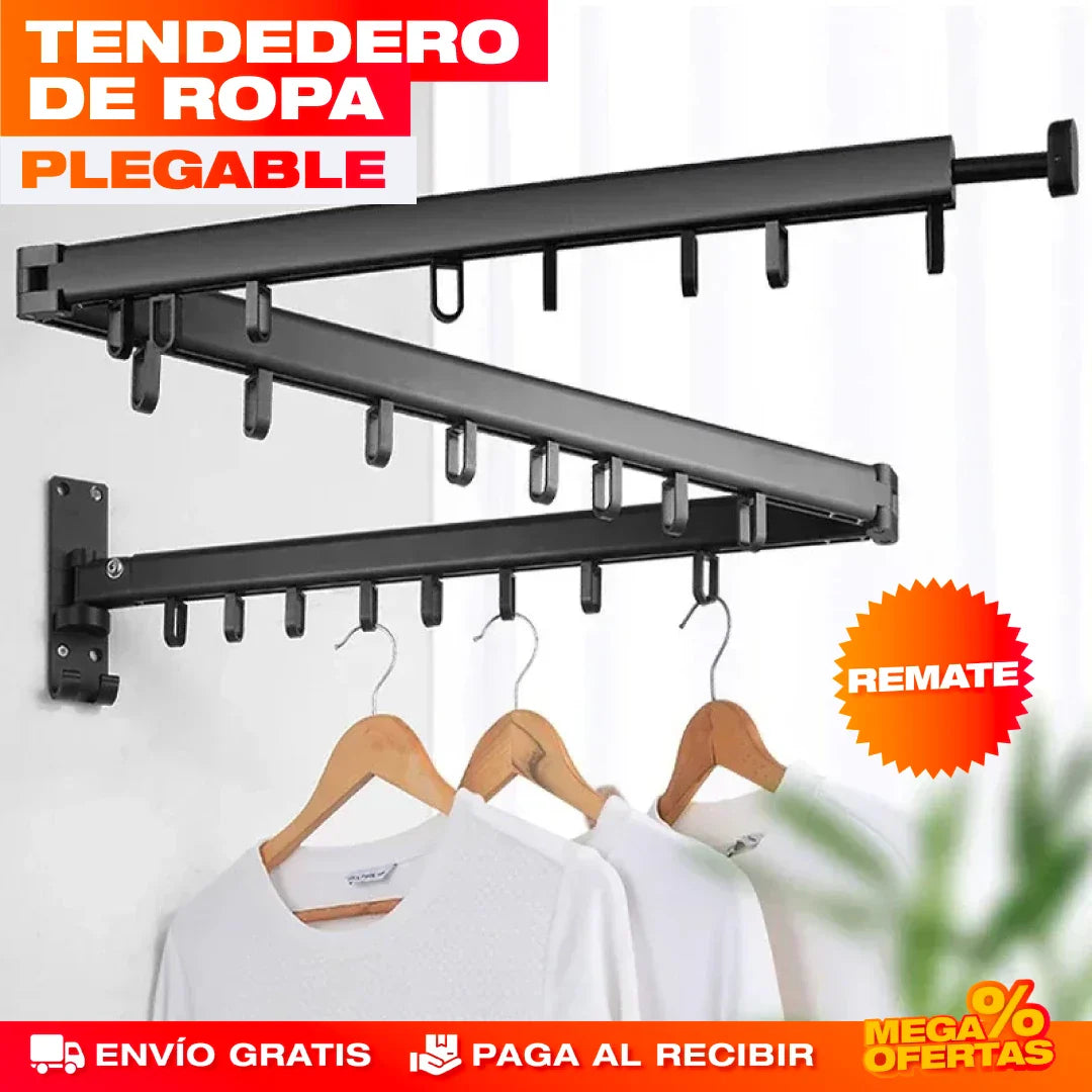 GANCHO TENDEDERO RETRÁCTIL DE ALUMINIO + Envio Gratis + Regalo