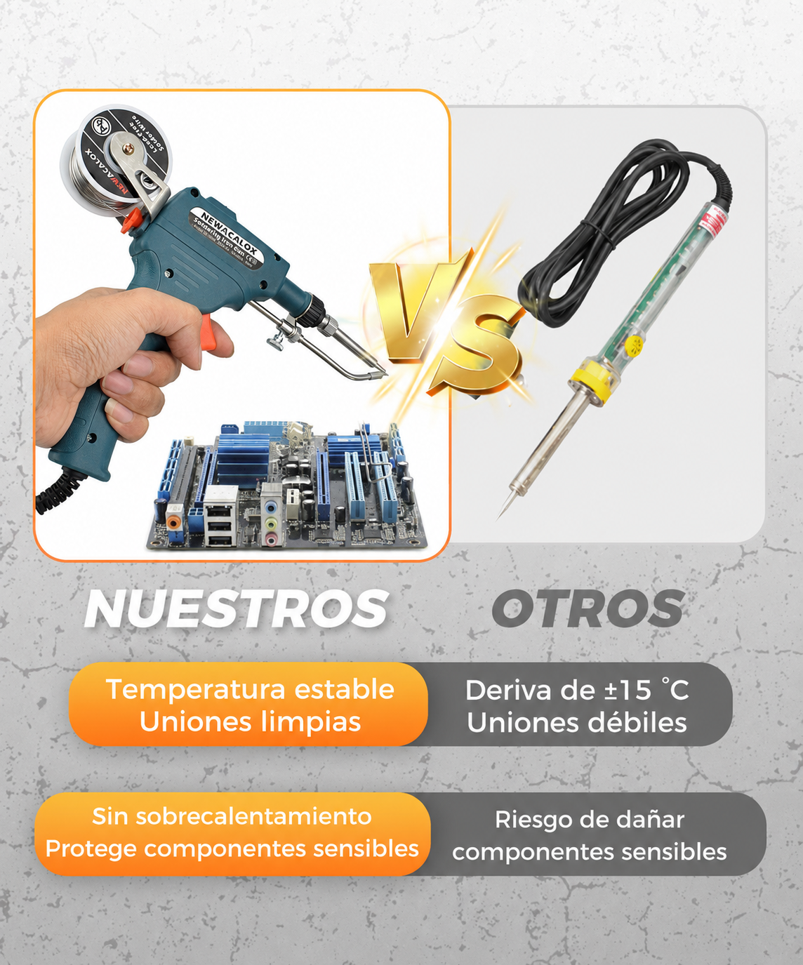 🔥 LIQUIDACIÓN DE STOCK: Pistola de Soldadura Profesional + Envio Gratis + Regalo + 50% OFF