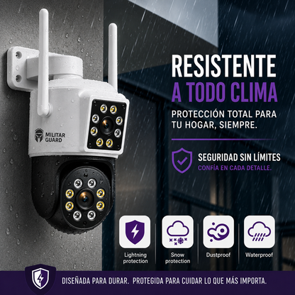Militar Guard: Cámara de Seguridad - 2 en 1 + Regalo🎁