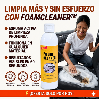 🔥Compra 1 y llévate 2🔥 FoamCleaner™ | Elimina manchas imposibles al instante sin esfuerzo