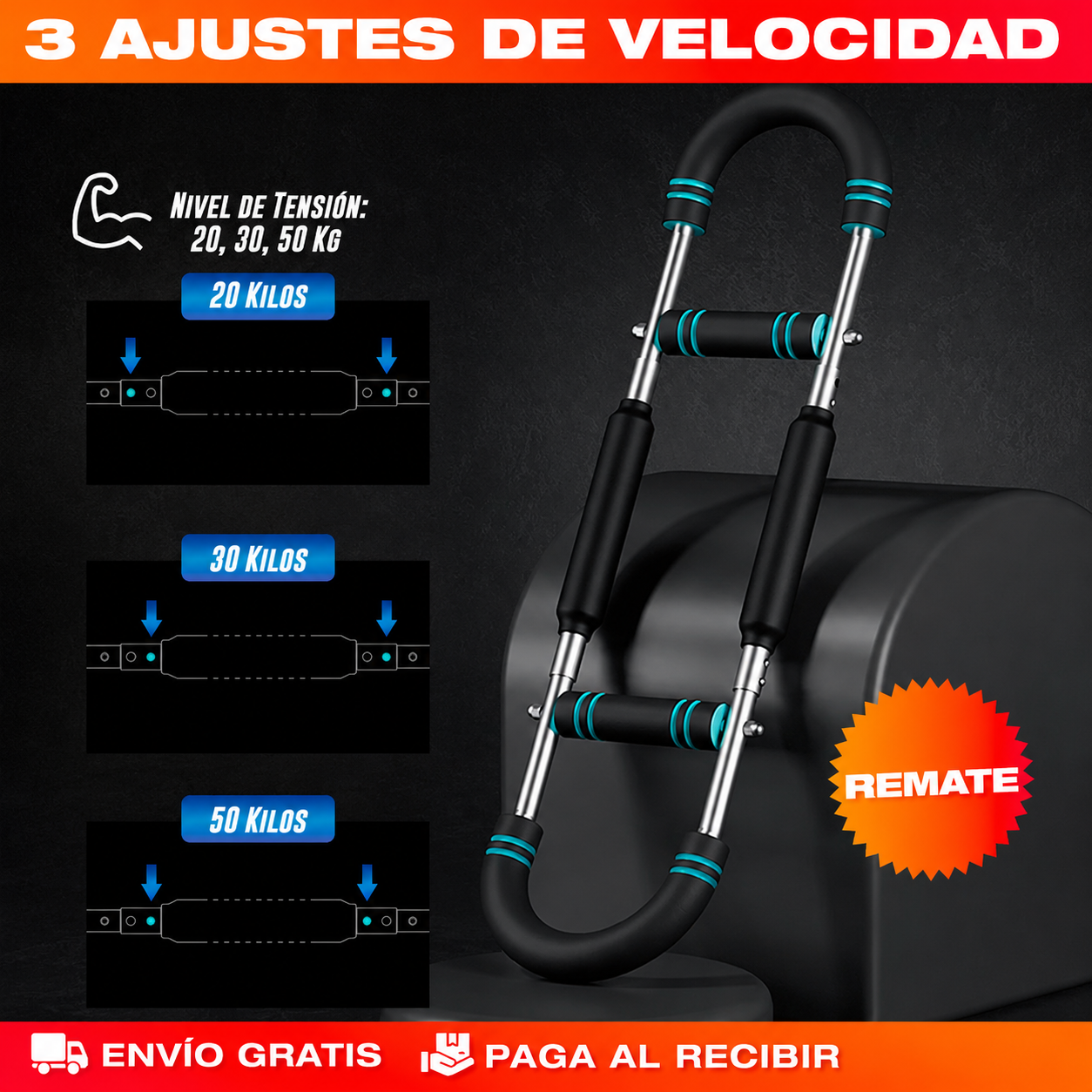 Entrenador FastFlex® – Todo el Gimnasio en Casa, Sin Mensualidad + Envio Gratis