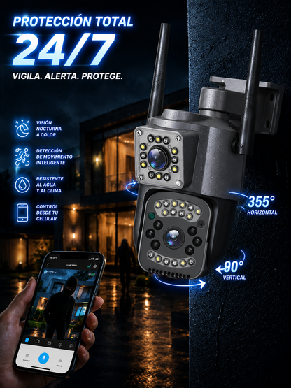 Militar Guard: Seguridad que no depende de nadie — Compatible con Panel Solar + Regalo🎁