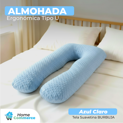 💤Almohada Ergonómica Especializada Para Embarazo Tipo U + ENVIO GRATIS + REGALO