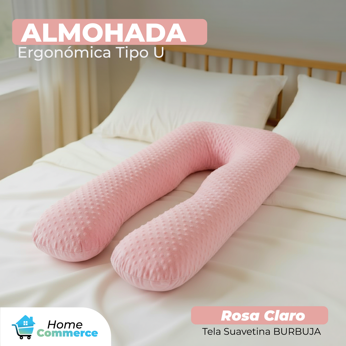 💤Almohada Ergonómica Especializada Para Embarazo Tipo U + ENVIO GRATIS + REGALO
