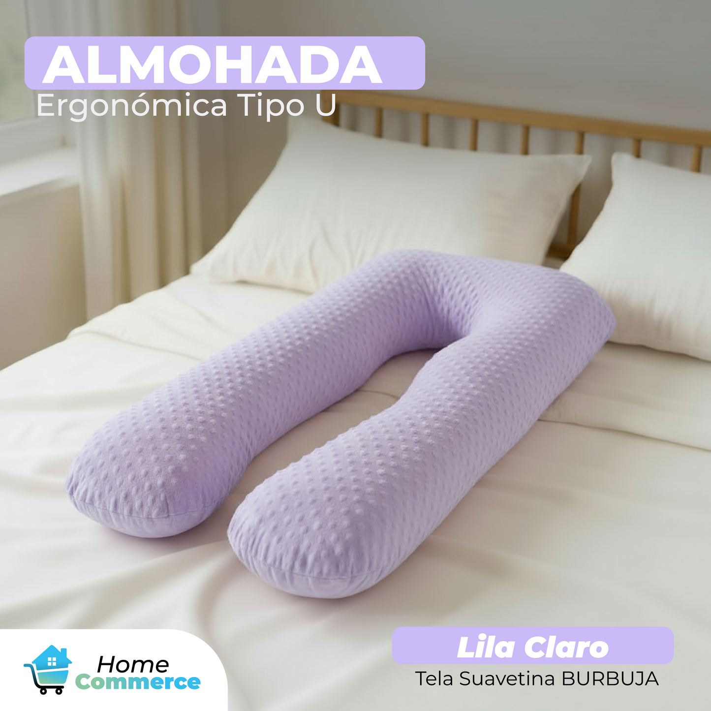 💤Almohada Ergonómica Especializada Para Embarazo Tipo U + ENVIO GRATIS + REGALO