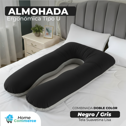💤Almohada Ergonómica Especializada Para Embarazo Tipo U + ENVIO GRATIS + REGALO