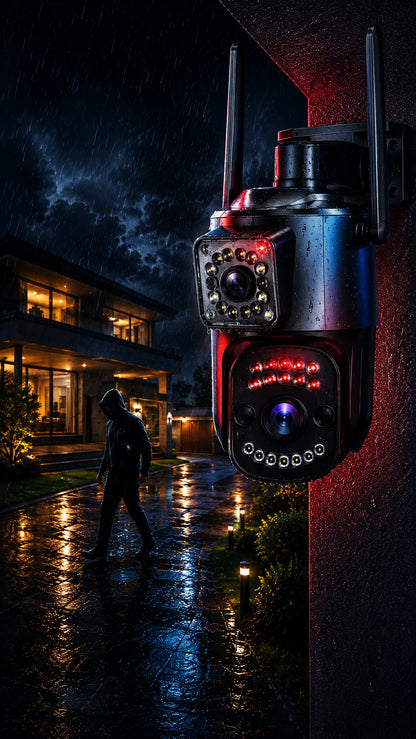 Militar Guard: Seguridad que no depende de nadie — Compatible con Panel Solar + Regalo🎁 black