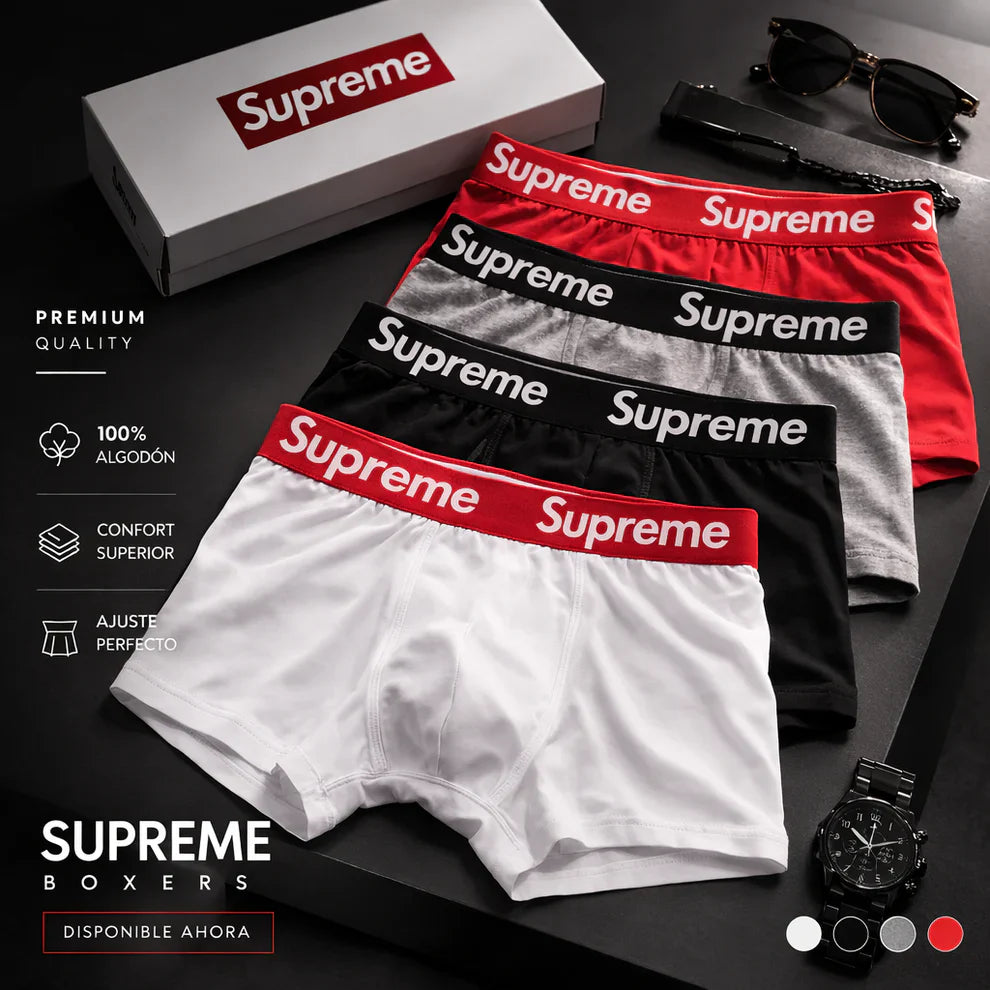 🔥 Mega Pack Bóxers Supreme x12 + 12 Medias GRATIS 🔥 50% DTO