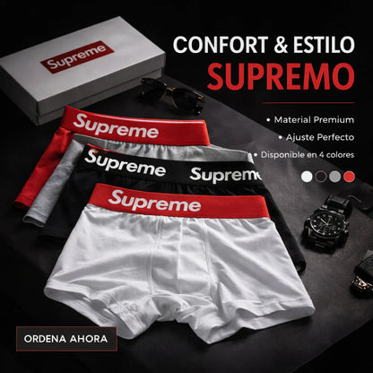 🔥 Mega Pack Bóxers Supreme x12 + 12 Medias GRATIS 🔥 50% DTO