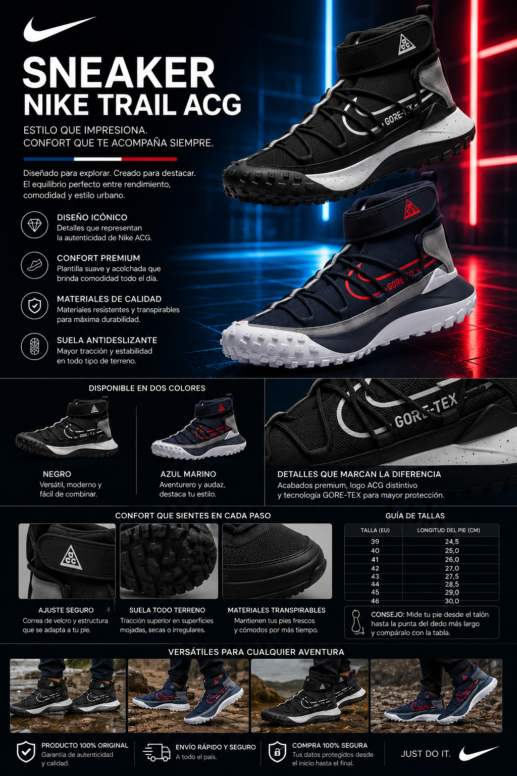Nike ACG TerraX™ | Dominio Total + Envio Gratis + Regalo
