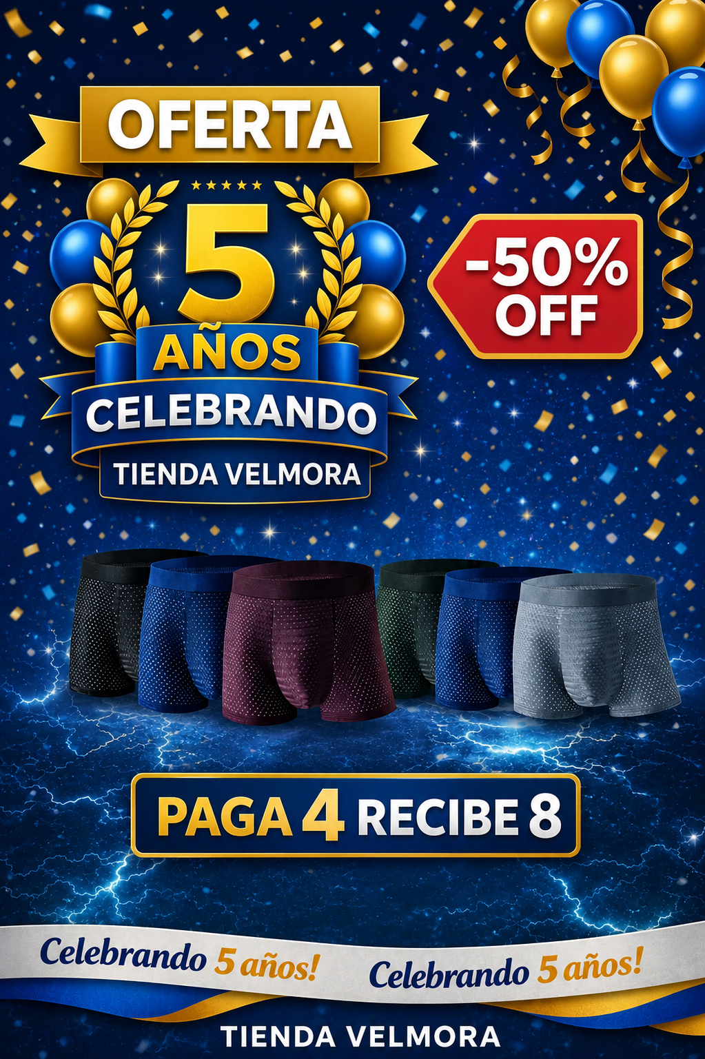 Boxer bambú premium regalo