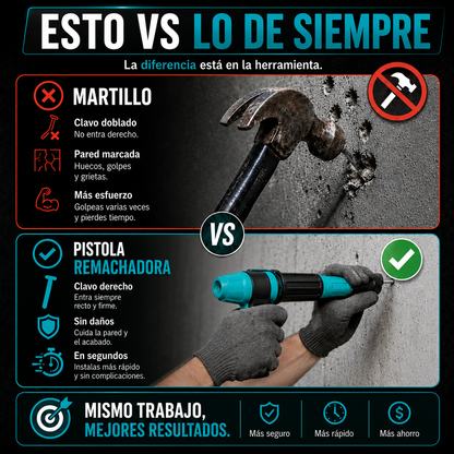 FixaPro – Remachadora Profesional, Fija en Segundos 50% DTO