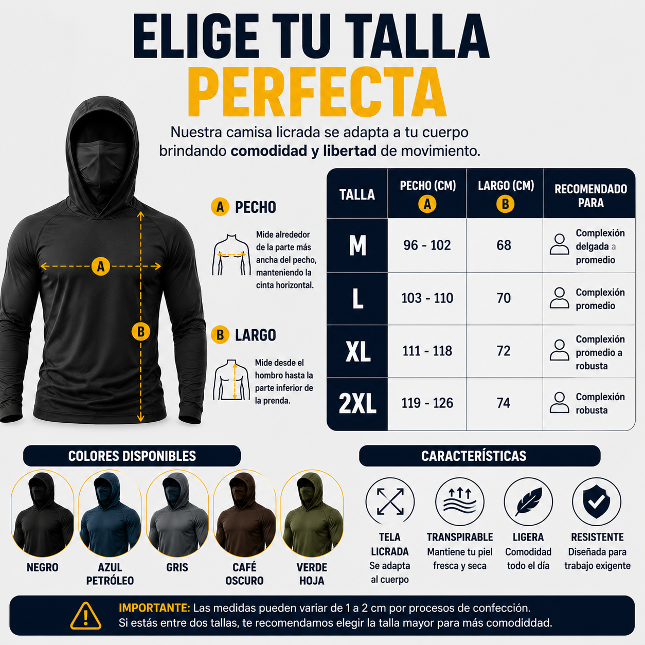 Buzo Blindaje UV · Capucha - Compra 2 y llévate 4 + Máscara ¡SOLO HOY!