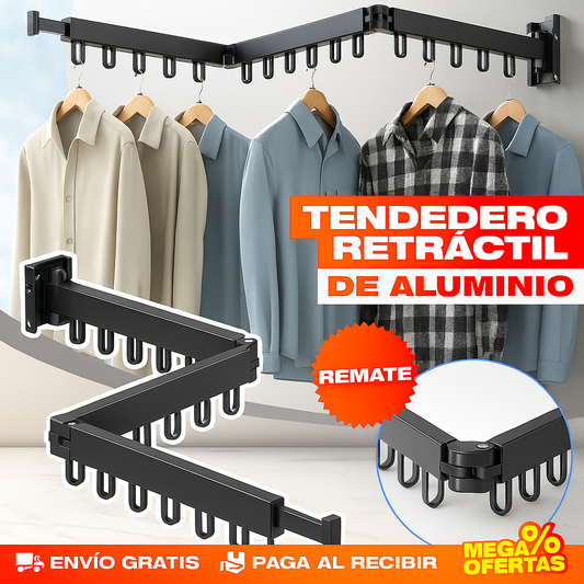 GANCHO TENDEDERO RETRÁCTIL DE ALUMINIO + Envio Gratis + Regalo