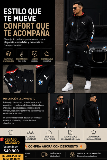 🔥Performance Élite - Chaqueta + Pantalón BMWs + Envio Gratis🔥