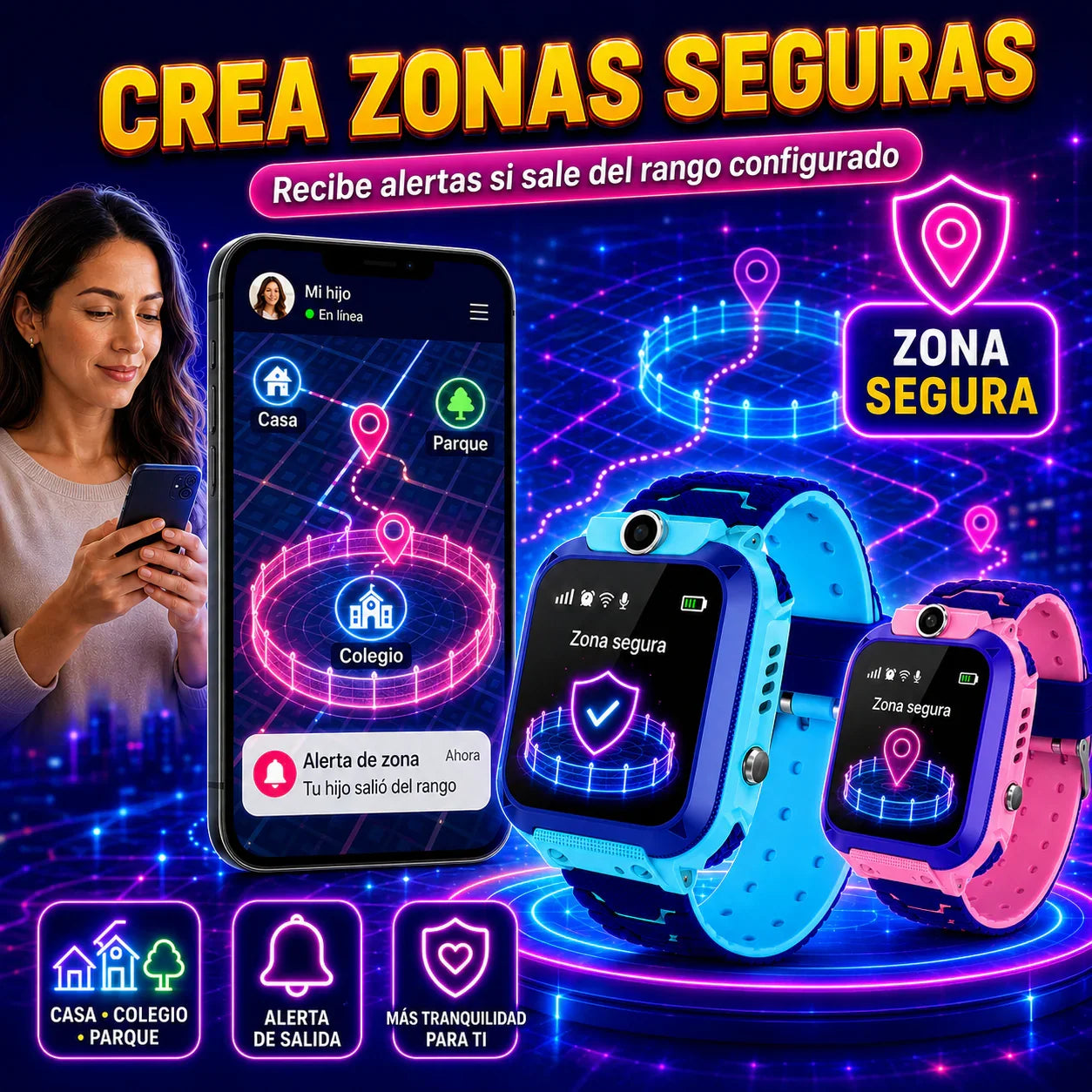 RELOJ INTELIGENTE GPS CON SIM CARD + ENVIO GRATIS + REGALO