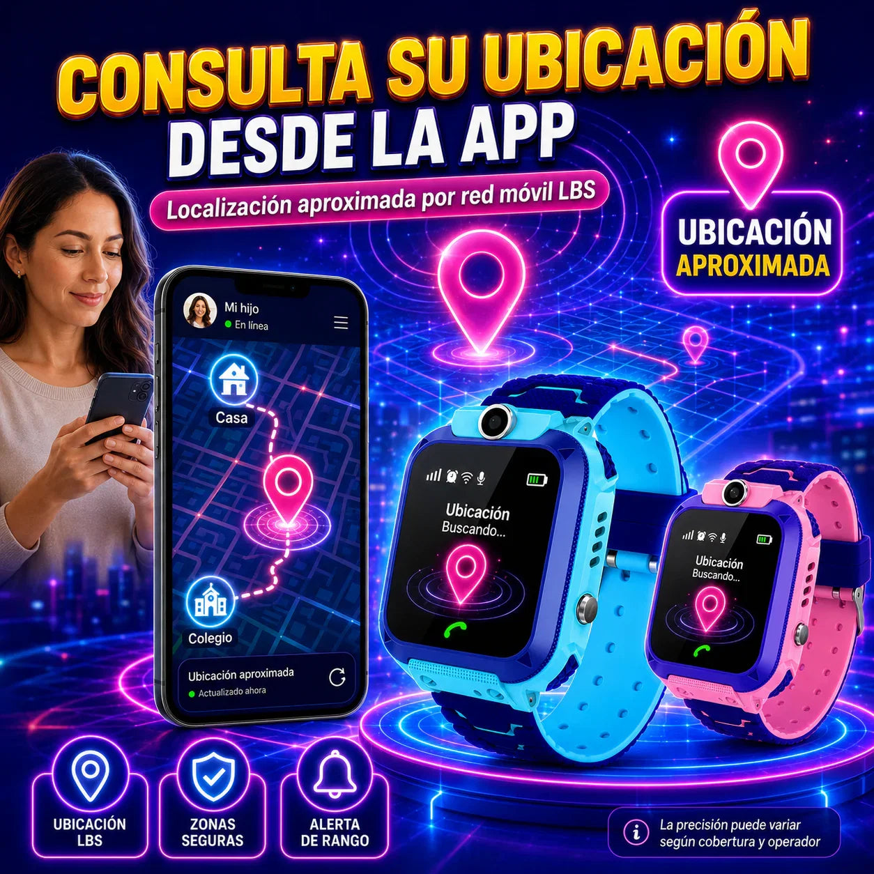 RELOJ INTELIGENTE GPS CON SIM CARD + ENVIO GRATIS + REGALO