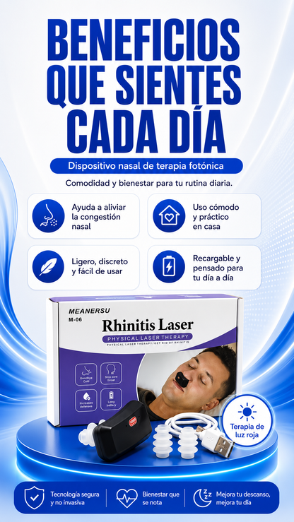 LumiNasal M-06 | Dispositivo Nasal de Luz Roja Recargable