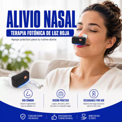 LumiNasal M-06 | Dispositivo Nasal de Luz Roja Recargable