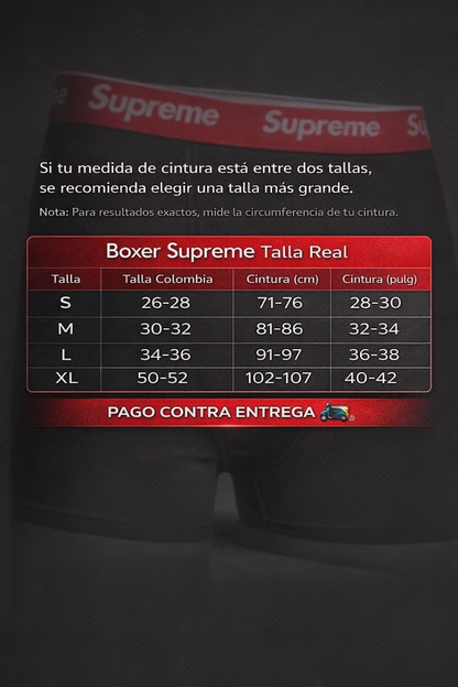 🔥 Mega Pack Bóxers Supreme x12 + 12 Medias GRATIS 🔥 50% DTO