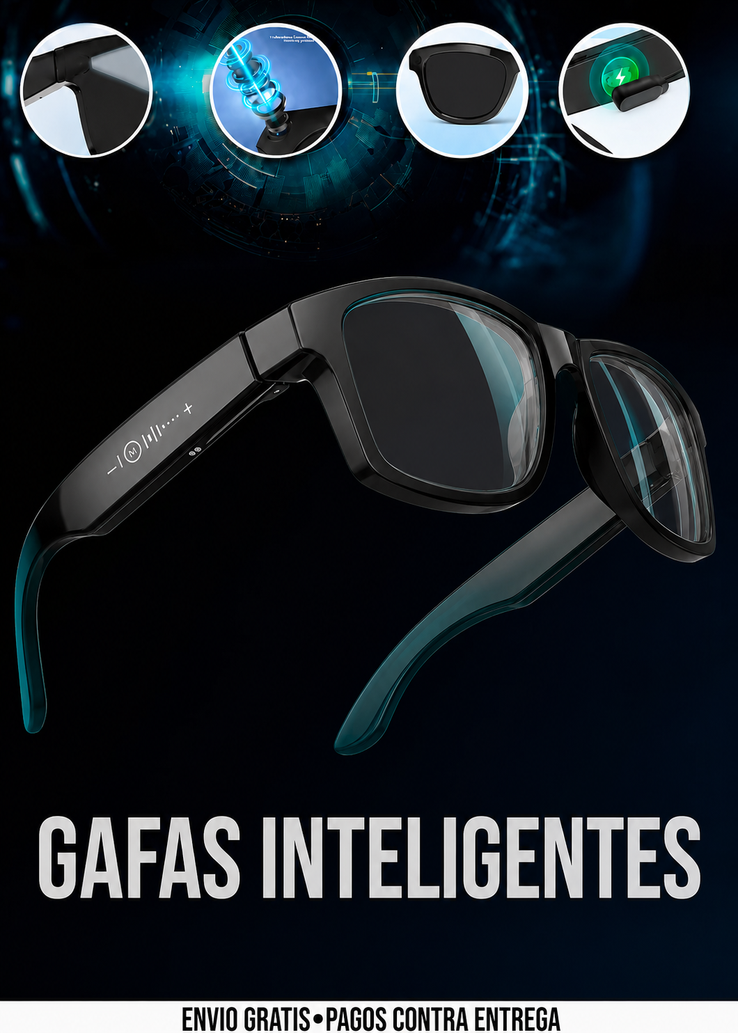 GAFAS INTELIGENTES + envio gratis + regalo + 50% OFF SOLO HOY