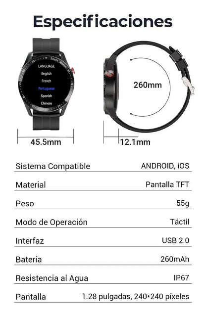 HW8 Elite Series — Smartwatch Premium + Auriculares + Envio Gratis Hoy