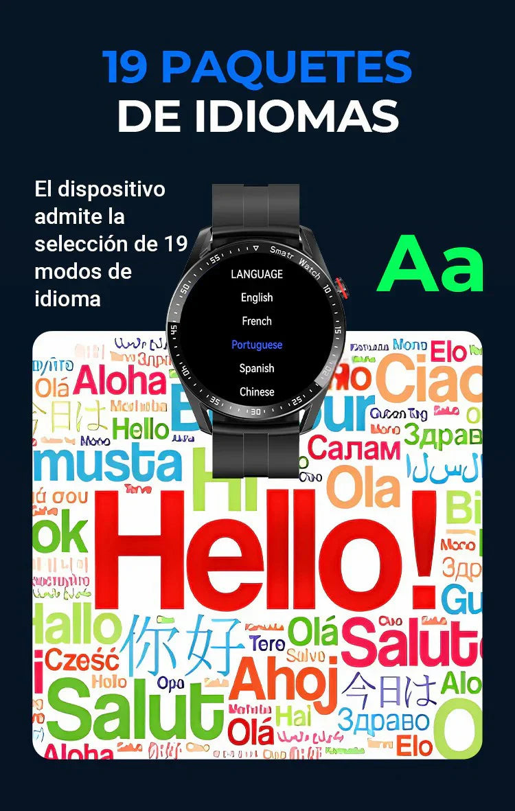 HW8 Elite Series — Smartwatch Premium + Auriculares + Envio Gratis Hoy