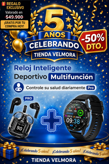 HW8 Elite Series — Smartwatch Premium + Auriculares + Envio Gratis Hoy