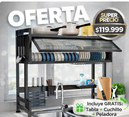 KitchenMax™ | Escurridor Premium Multifuncional ✨