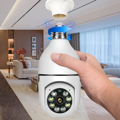 ¡Explora la Seguridad Total con la Cámara de Bombillo 360°!