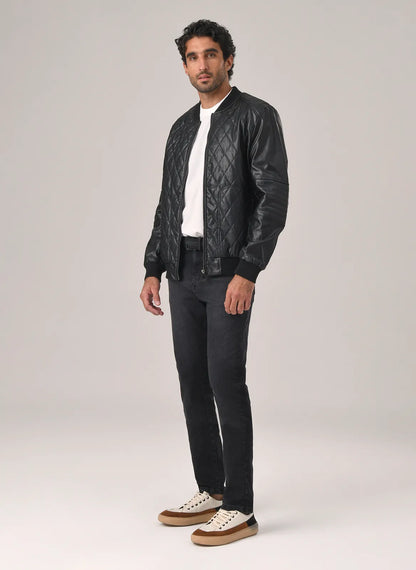 Chaqueta de cuero Premium con forro térmico + envio grátis + regalo 50% DTO