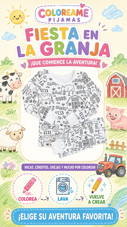 Kit Coloréame Pijamas + ENVIO GRATIS + REGALO